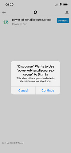 Authorise the app