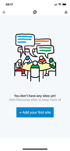 Add your first site